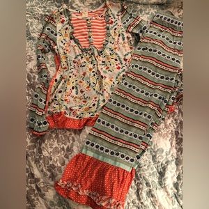 Matilda Jane 2 piece Christmas pajamas
